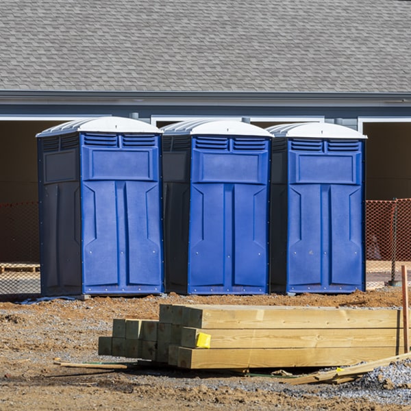 how do you dispose of waste after the portable restrooms have been emptied in Fort Mcdowell